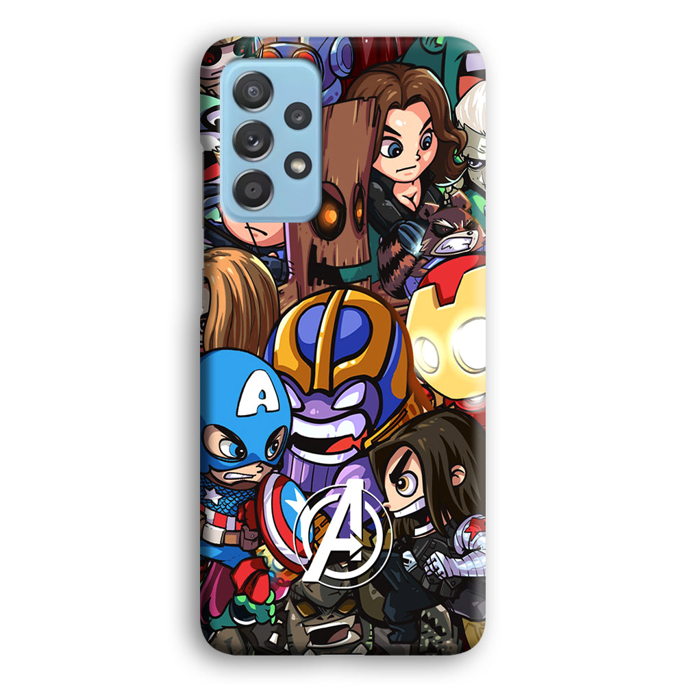 Avenger Cartoon Kid Samsung Galaxy A72 Case
