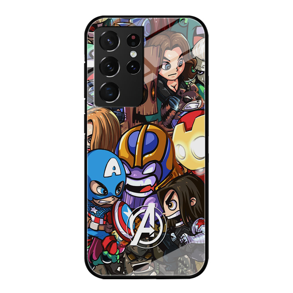 Avenger Cartoon Kid Samsung Galaxy S21 Ultra Case