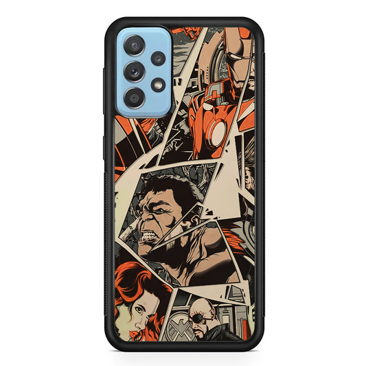 Avenger Piece of The Heroes Samsung Galaxy A72 Case