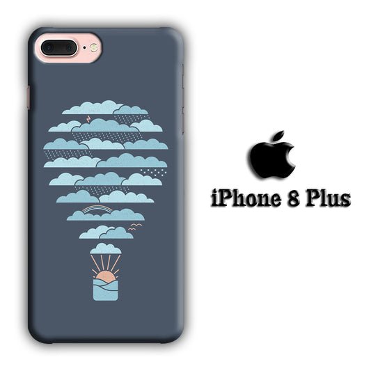 Balloon From Sky Elements iPhone 8 Plus 3D Case