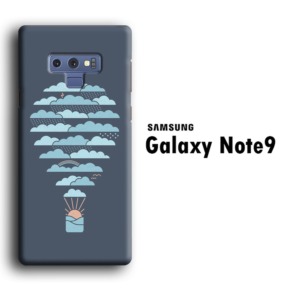 Balloon From Sky Elements Samsung Galaxy Note 9 3D Case
