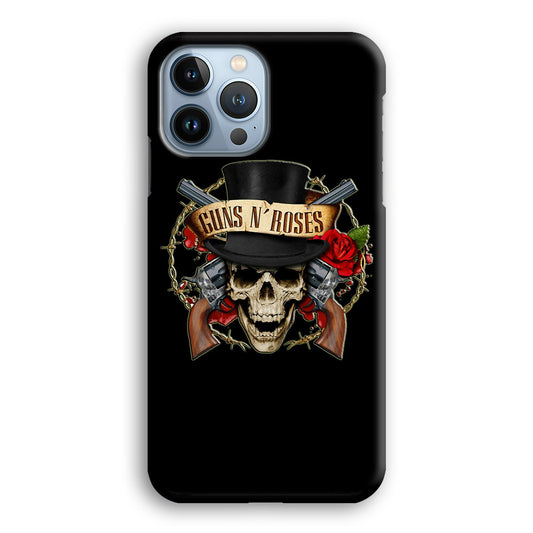 Band GnR Skull Rose iPhone 13 Pro Max 3D Case