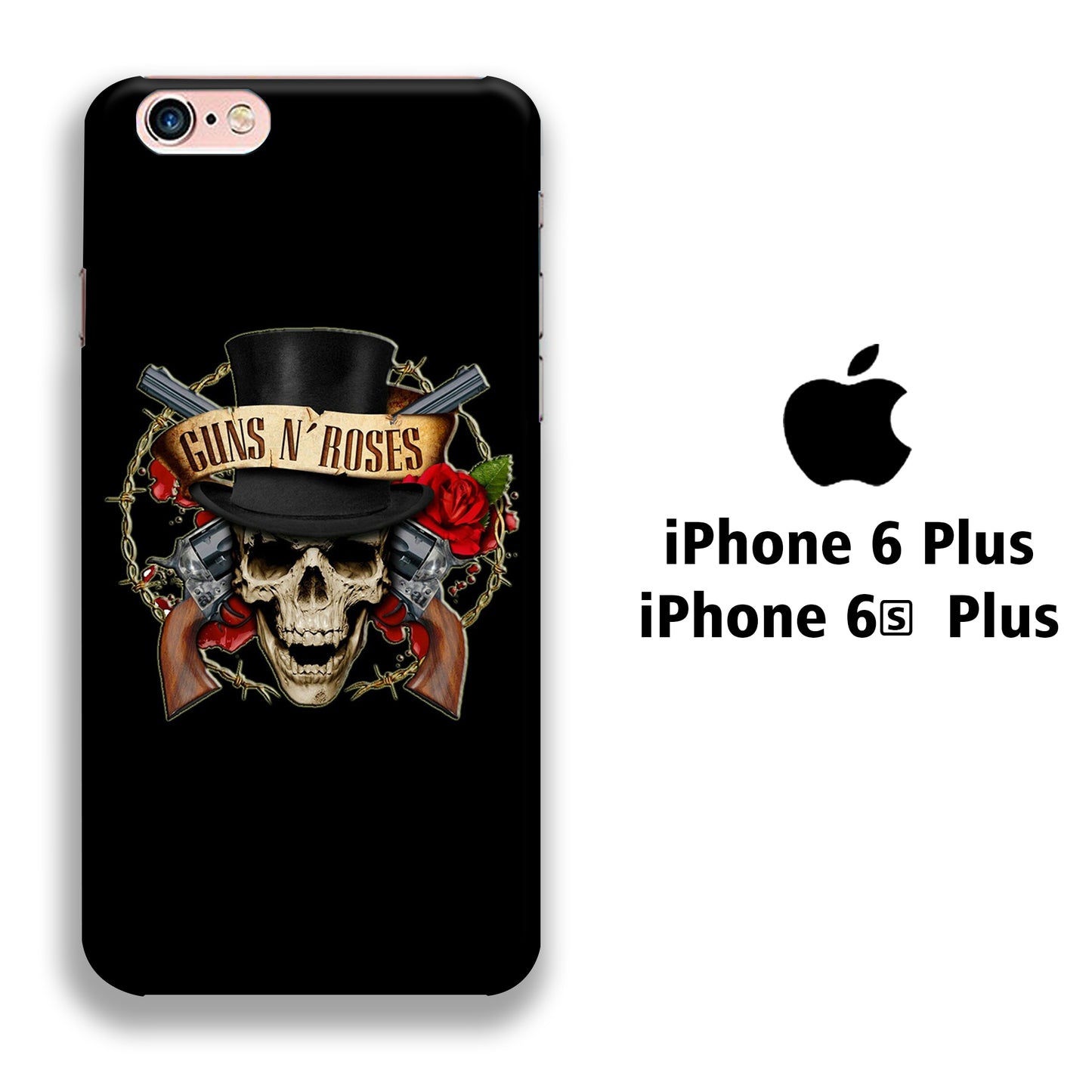 Band GnR Skull Rose iPhone 6 Plus | 6s Plus 3D Case
