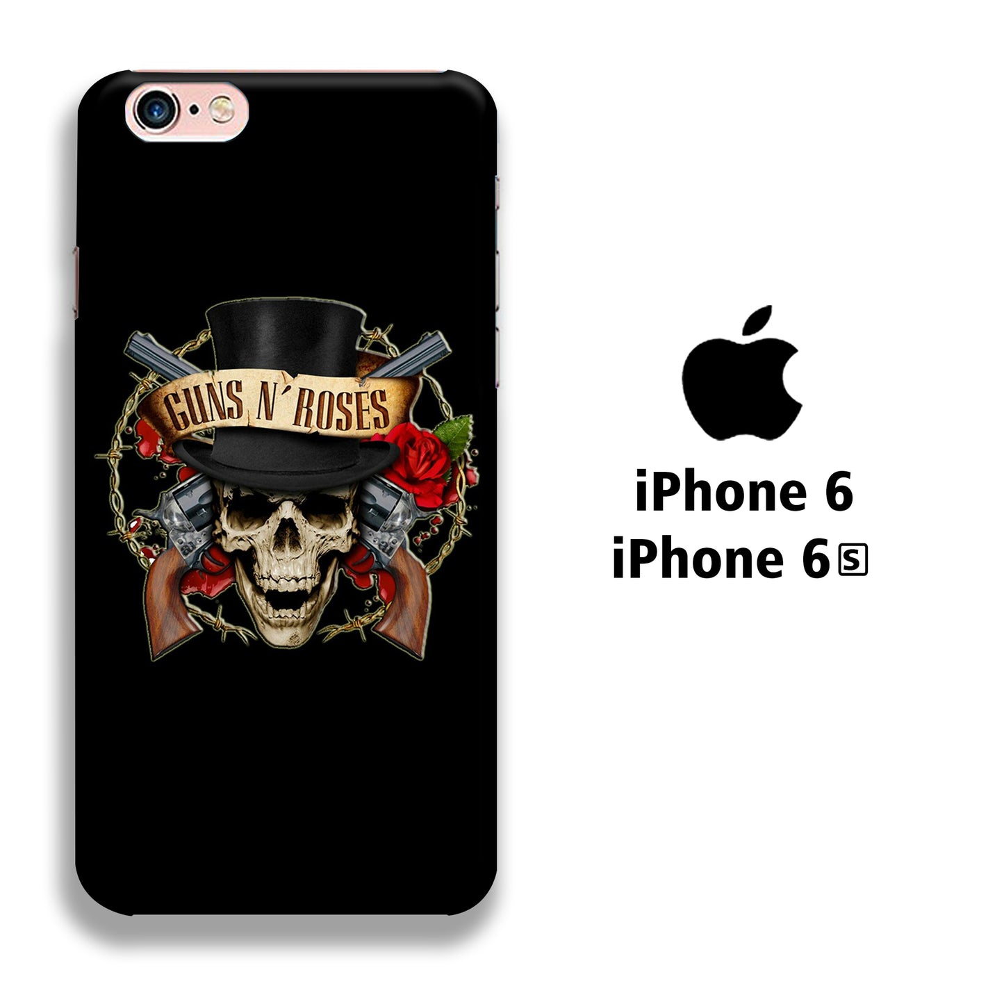 Band GnR Skull Rose iPhone 6 | 6s 3D Case