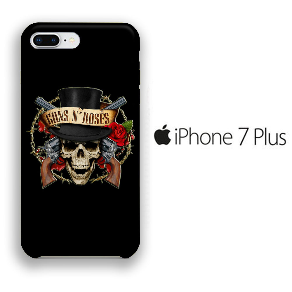 Band GnR Skull Rose iPhone 7 Plus 3D Case