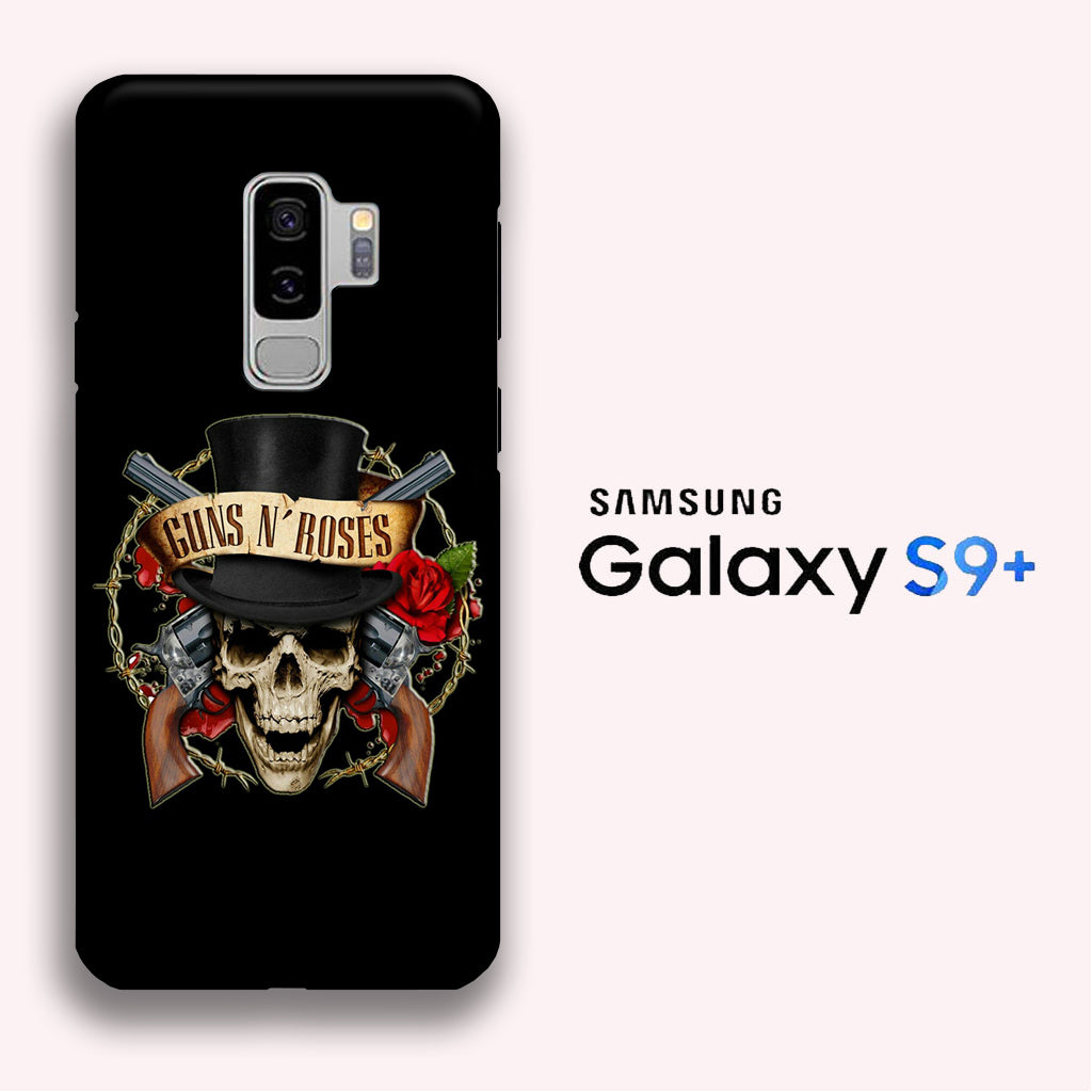 Band GnR Skull Rose Samsung Galaxy S9 Plus 3D Case