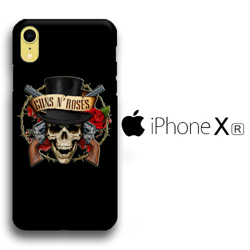 Band GnR Skull Rose iPhone XR 3D Case