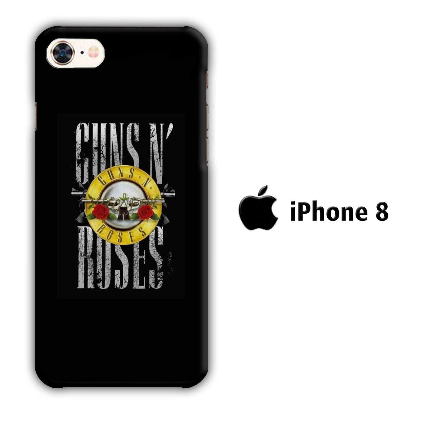 Band Guns N Roses 003 iPhone 8 3D Case - cleverny