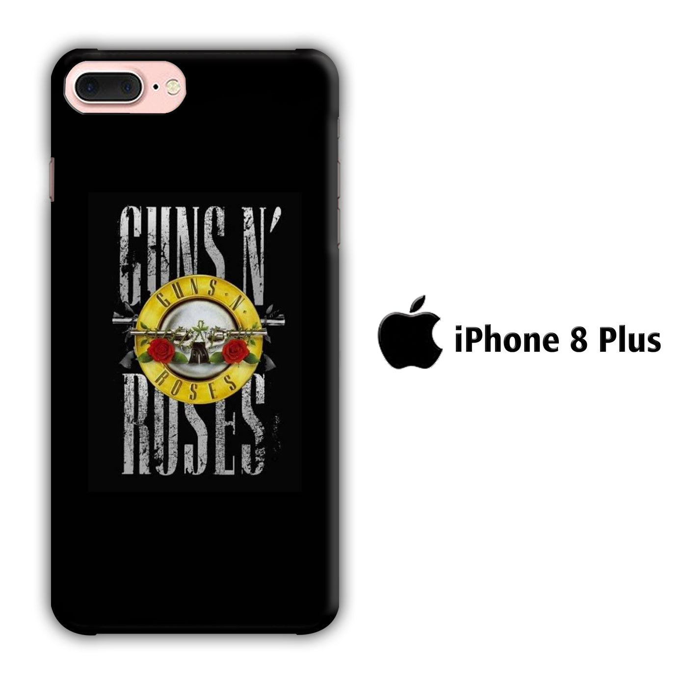 Band Guns N Roses 003 iPhone 8 Plus 3D Case - cleverny