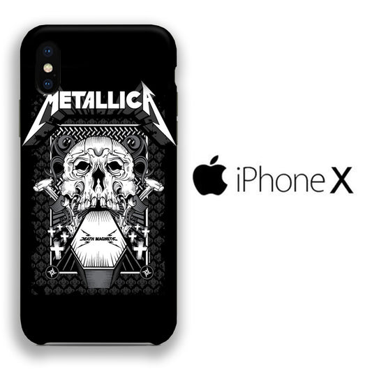 Band Metallica Death Magnetic Chest iPhone X 3D Case