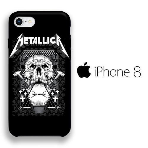 Band Metallica Death Magnetic Chest iPhone 8 3D Case