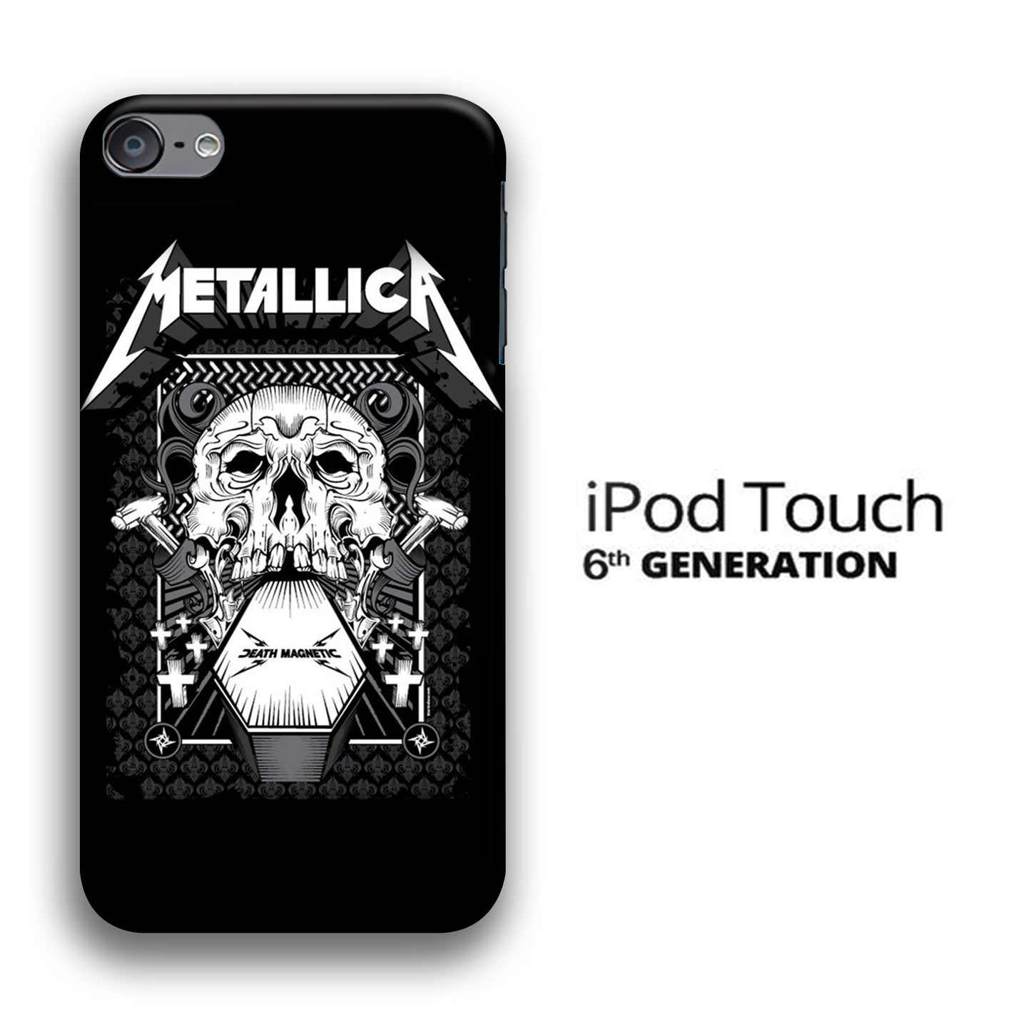 Band Metallica Death Magnetic Chest iPod Touch 6 3D Case