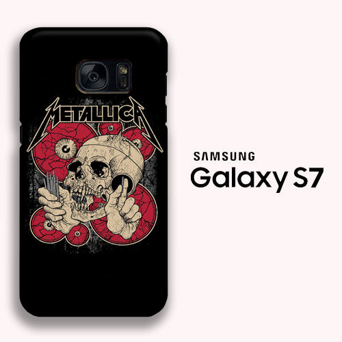 Band Metallica Eye Code Samsung Galaxy S7 3D Case