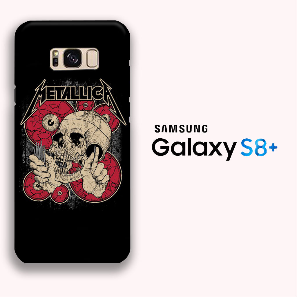 Band Metallica Eye Code Samsung Galaxy S8 Plus 3D Case