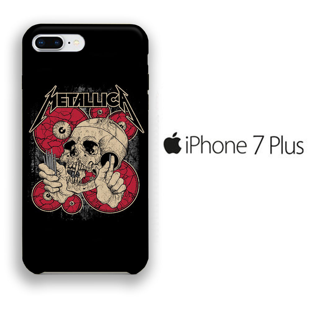 Band Metallica Eye Code iPhone 7 Plus 3D Case