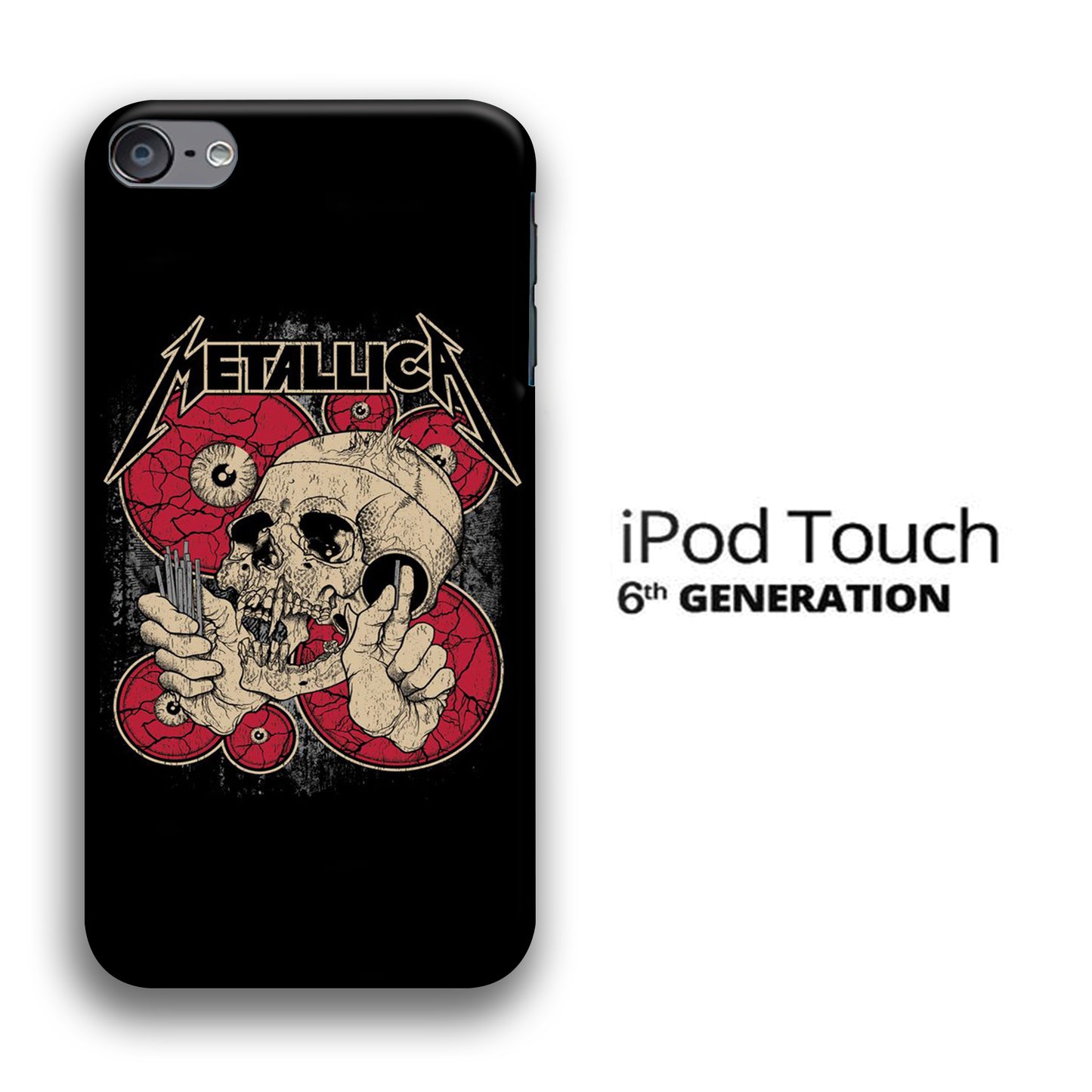 Band Metallica Eye Code iPod Touch 6 3D Case