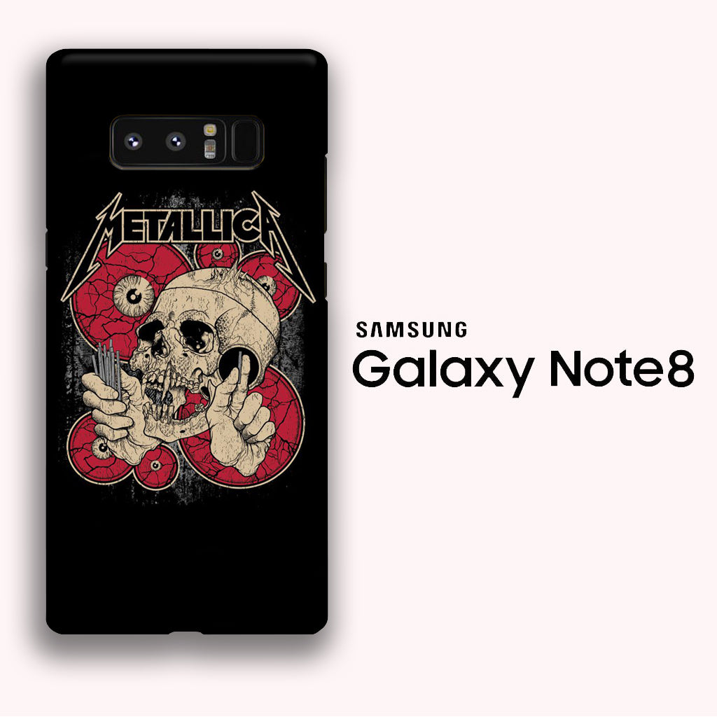 Band Metallica Eye Code Samsung Galaxy Note 8 3D Case