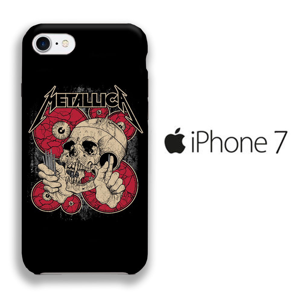 Band Metallica Eye Code iPhone 7 3D Case