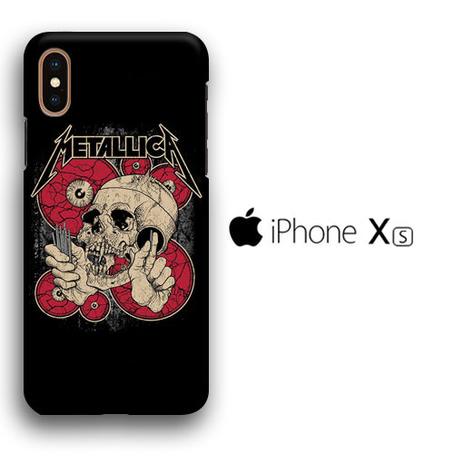 Band Metallica Eye Code iPhone Xs 3D Case