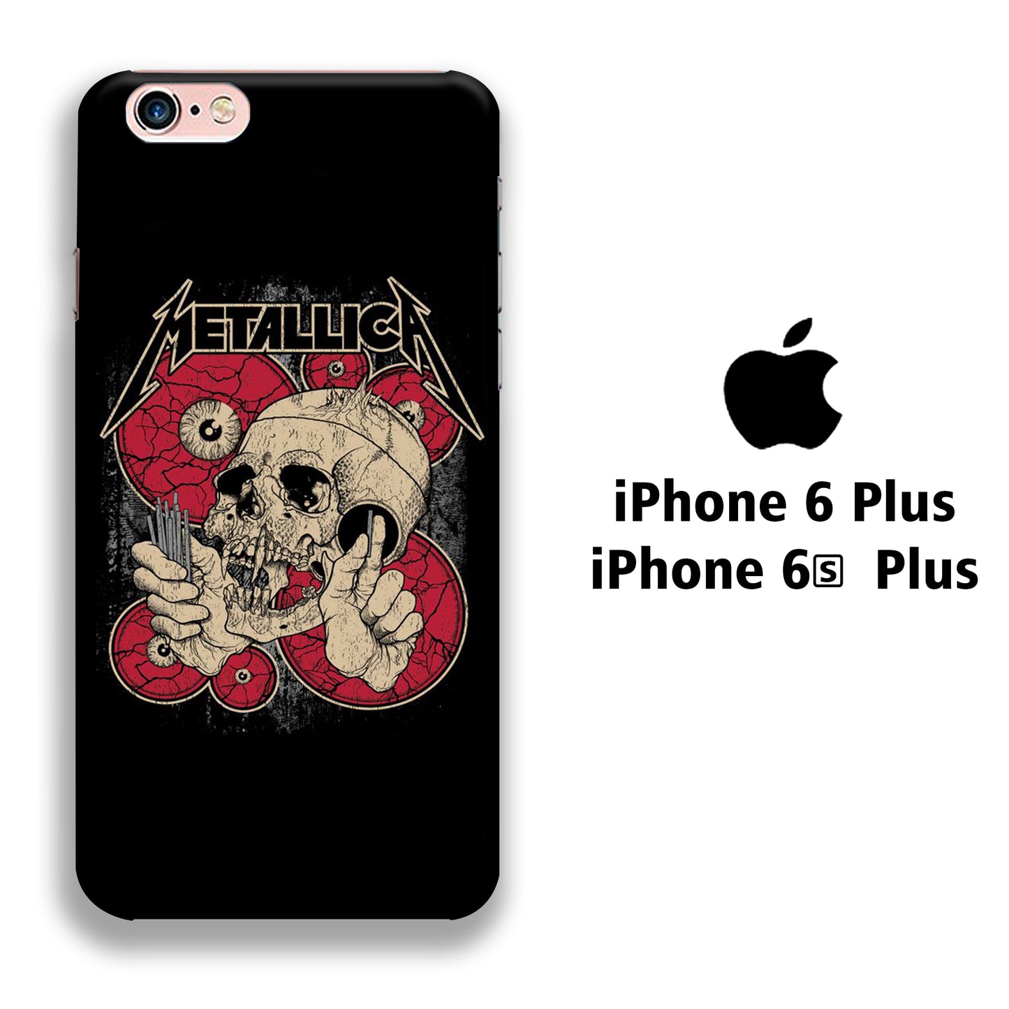 Band Metallica Eye Code iPhone 6 Plus | 6s Plus 3D Case