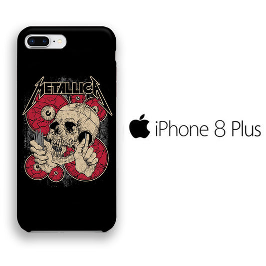 Band Metallica Eye Code iPhone 8 Plus 3D Case