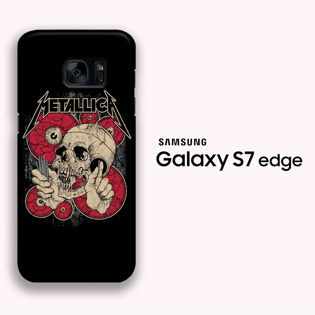 Band Metallica Eye Code Samsung Galaxy S7 Edge 3D Case