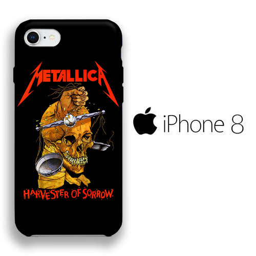 Band Metallica Harvester of Sorrow iPhone 8 3D Case