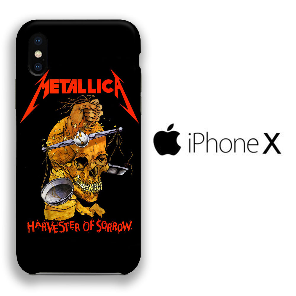 Band Metallica Harvester of Sorrow iPhone X 3D Case