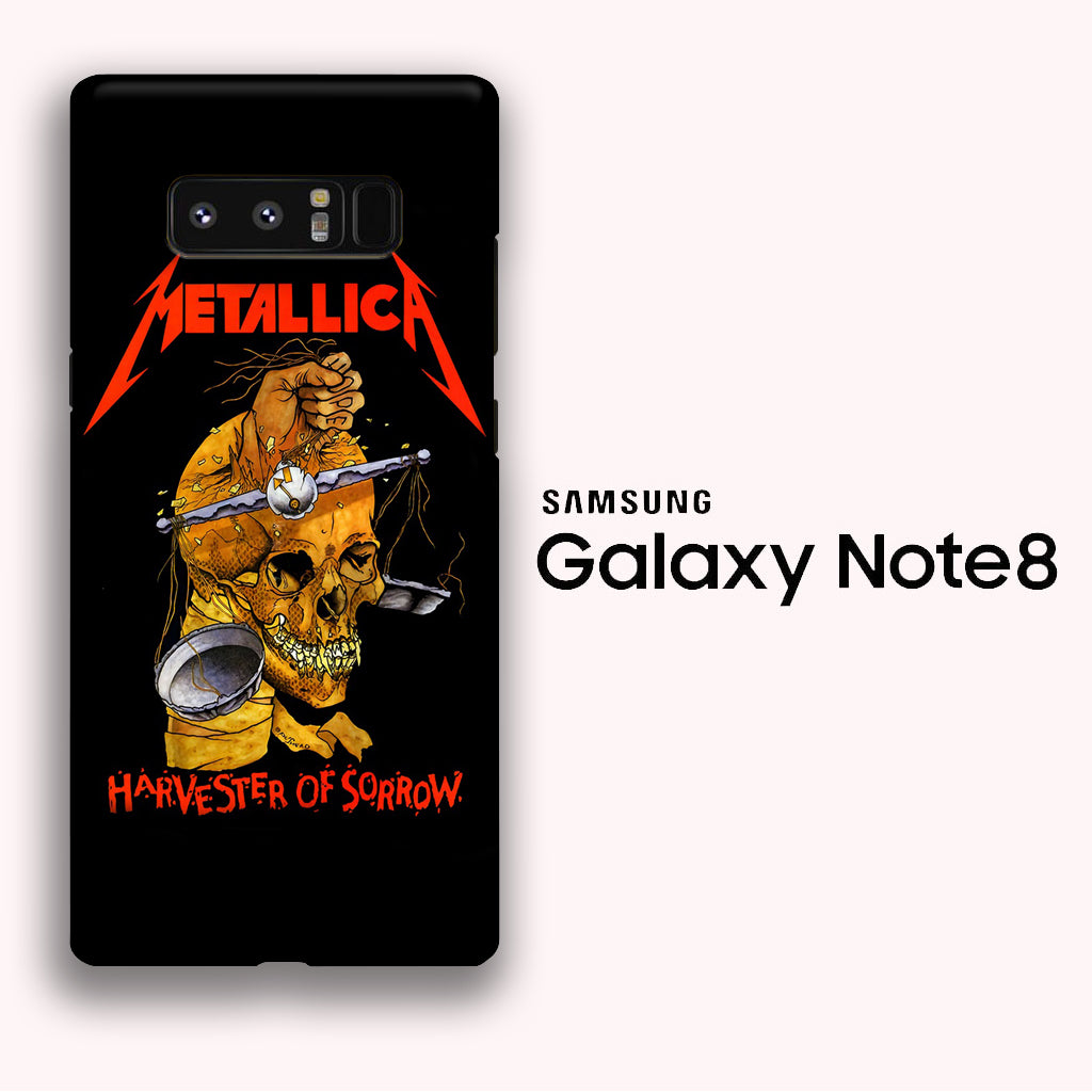 Band Metallica Harvester of Sorrow Samsung Galaxy Note 8 3D Case