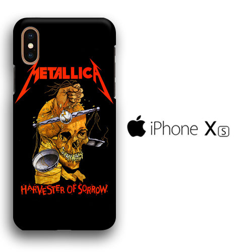 Band Metallica Harvester of Sorrow iPhone Xs 3D Case