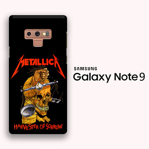 Band Metallica Harvester of Sorrow Samsung Galaxy Note 9 3D Case