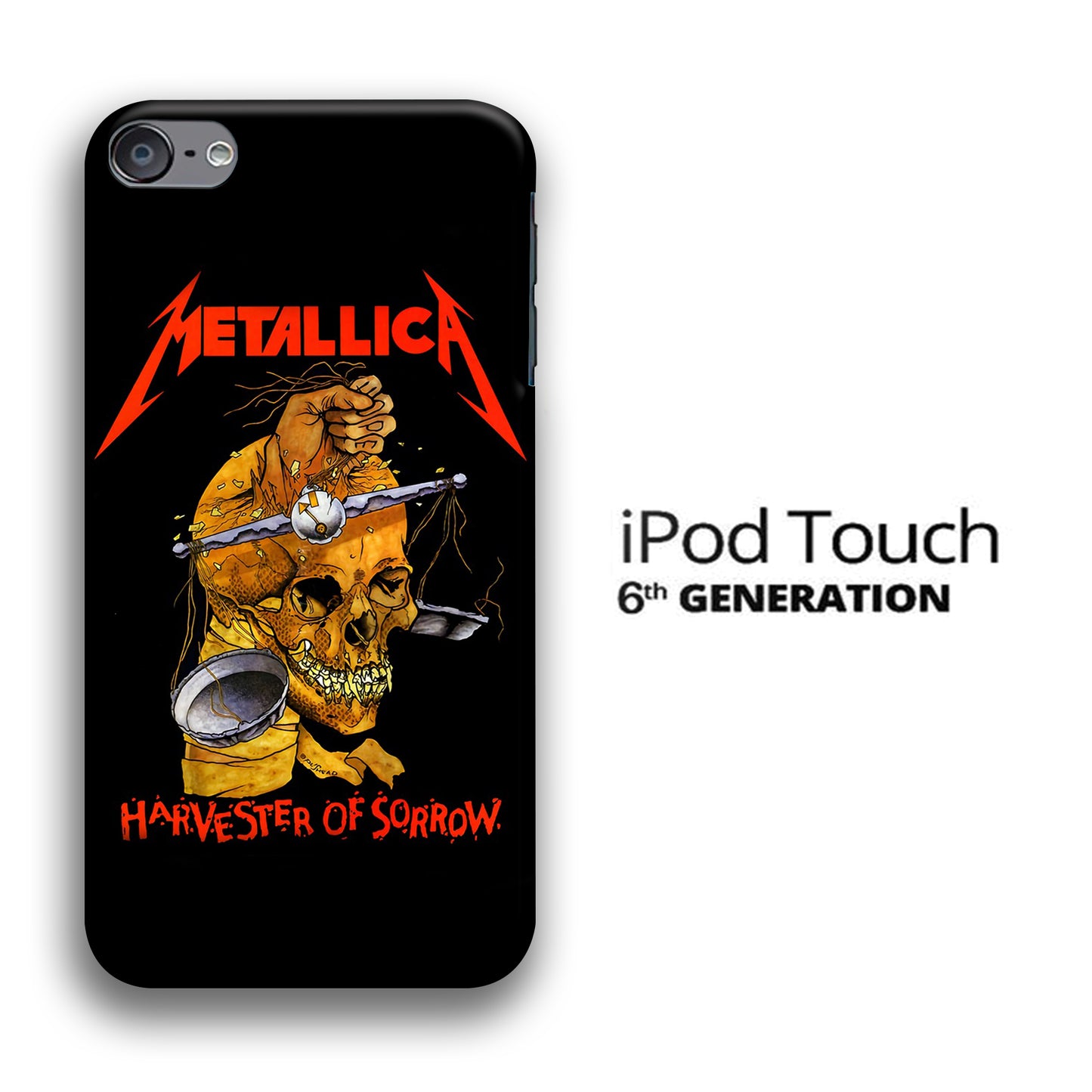 Band Metallica Harvester of Sorrow iPod Touch 6 3D Case