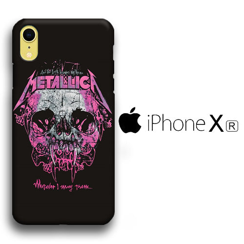 Band Metallica Pink Throne iPhone XR 3D Case