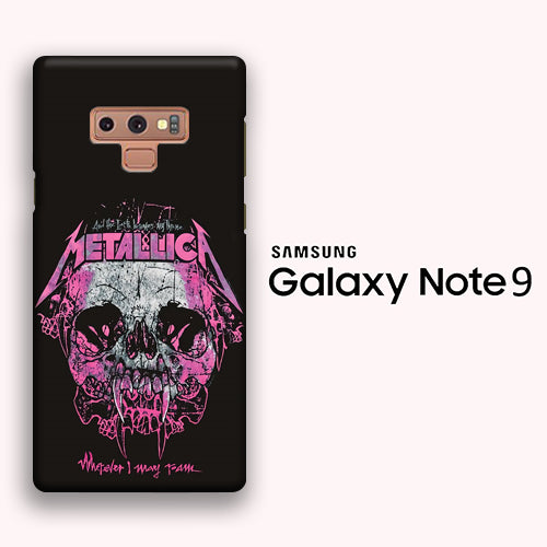 Band Metallica Pink Throne Samsung Galaxy Note 9 3D Case