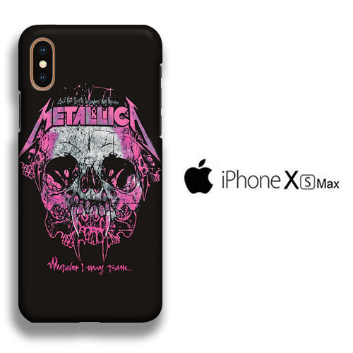 Band Metallica Pink Throne iPhone Xs Max 3D Case