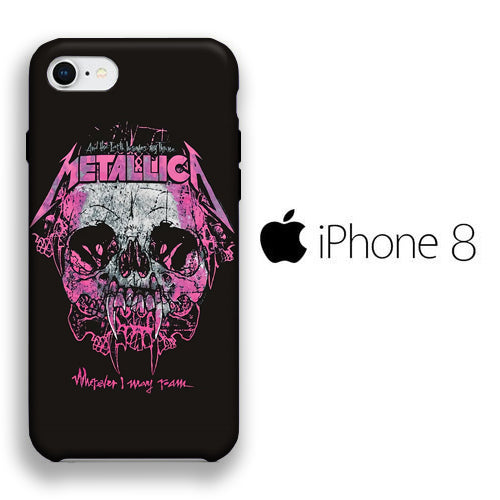 Band Metallica Pink Throne iPhone 8 3D Case