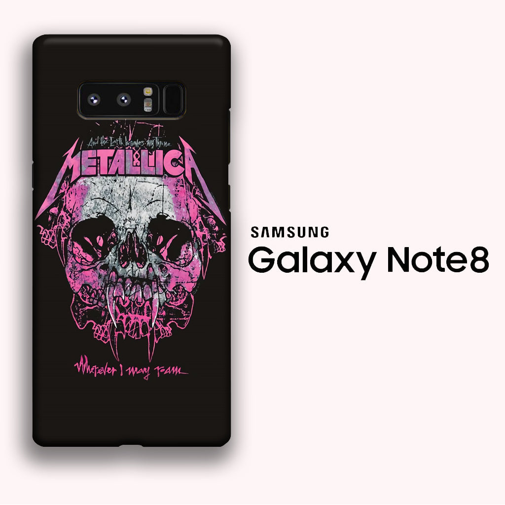 Band Metallica Pink Throne Samsung Galaxy Note 8 3D Case