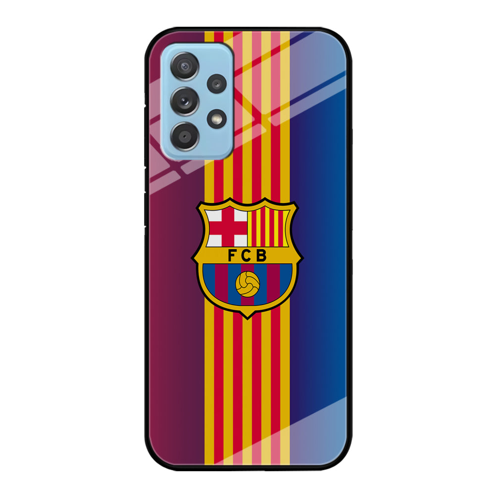 Barcelona FC Gradation Wings Samsung Galaxy A72 Case
