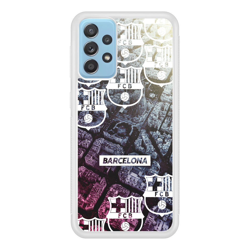 Barcelona FC Light from The City Samsung Galaxy A72 Case