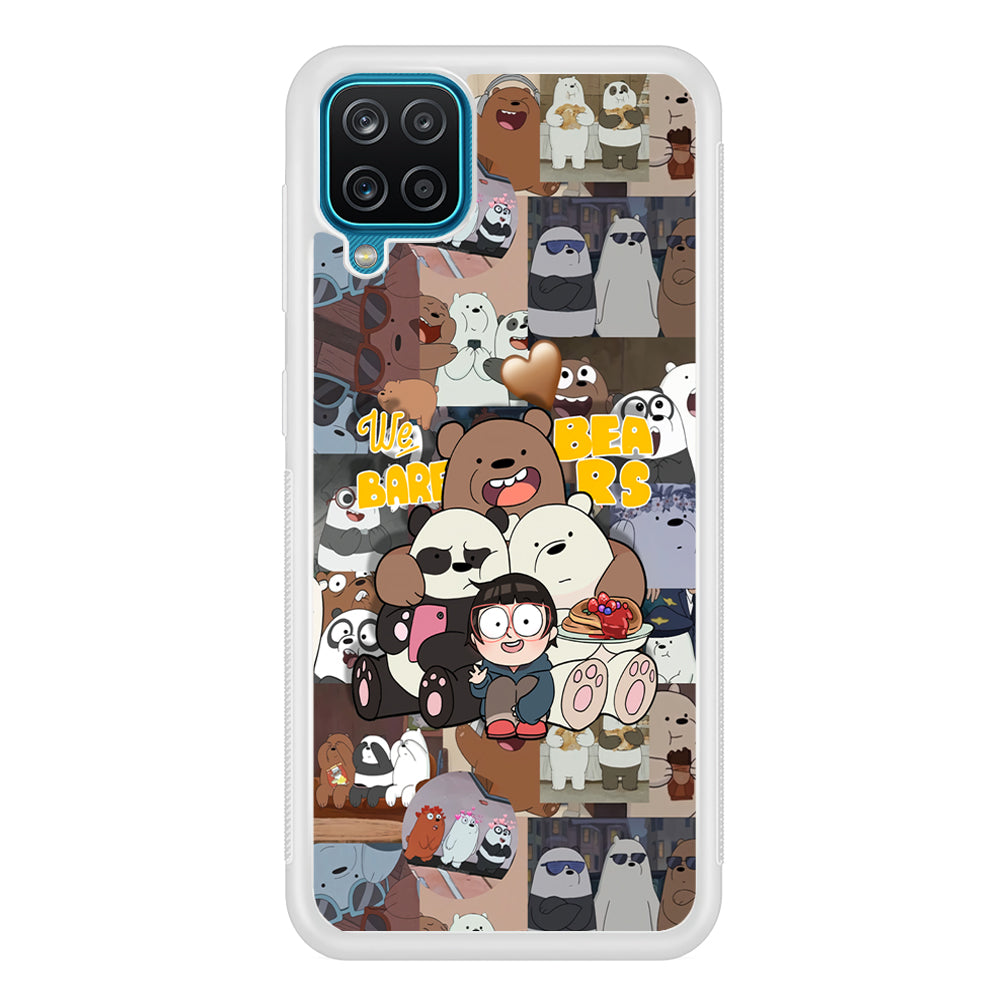 Bare Bears One Love as Family Samsung Galaxy A12 Case