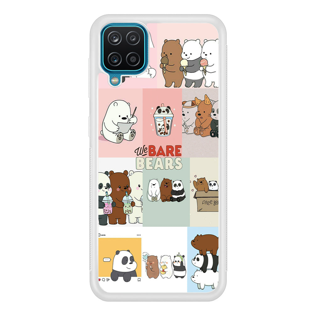Bare Bears Pleasure Take a Moment Samsung Galaxy A12 Case