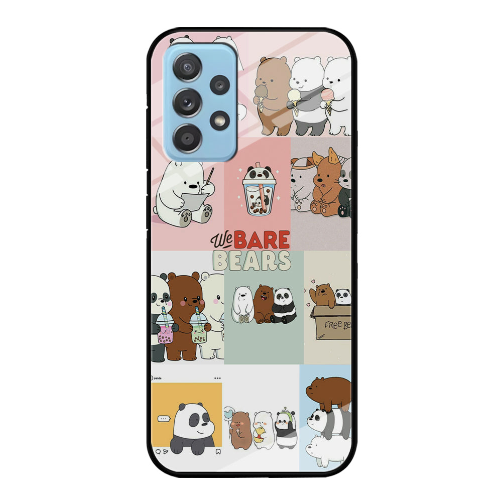 Bare Bears Pleasure Take a Moment Samsung Galaxy A52 Case