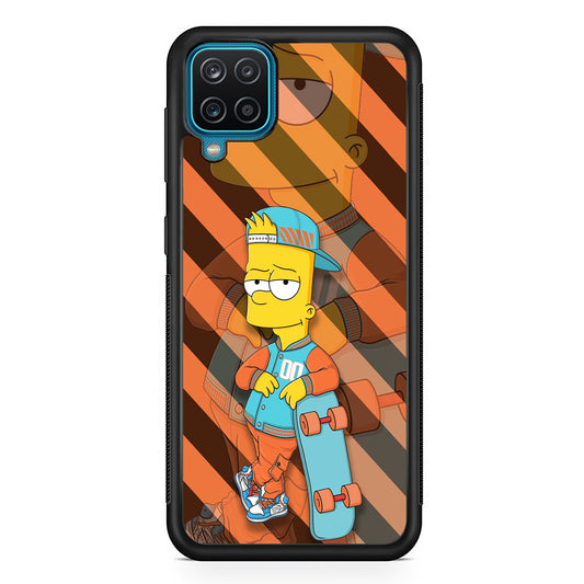Bart Skater on Duty Samsung Galaxy A12 Case
