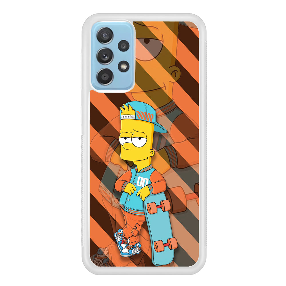 Bart Skater on Duty Samsung Galaxy A72 Case