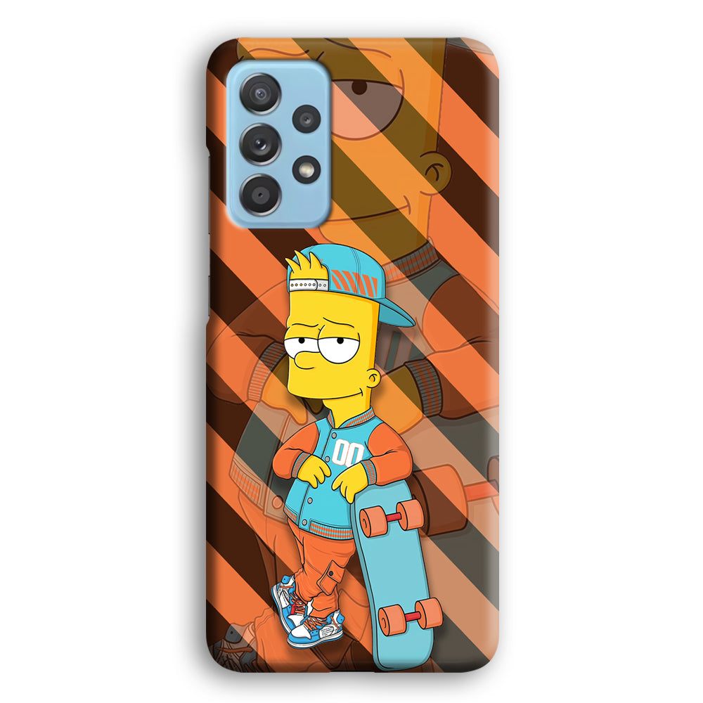 Bart Skater on Duty Samsung Galaxy A72 Case