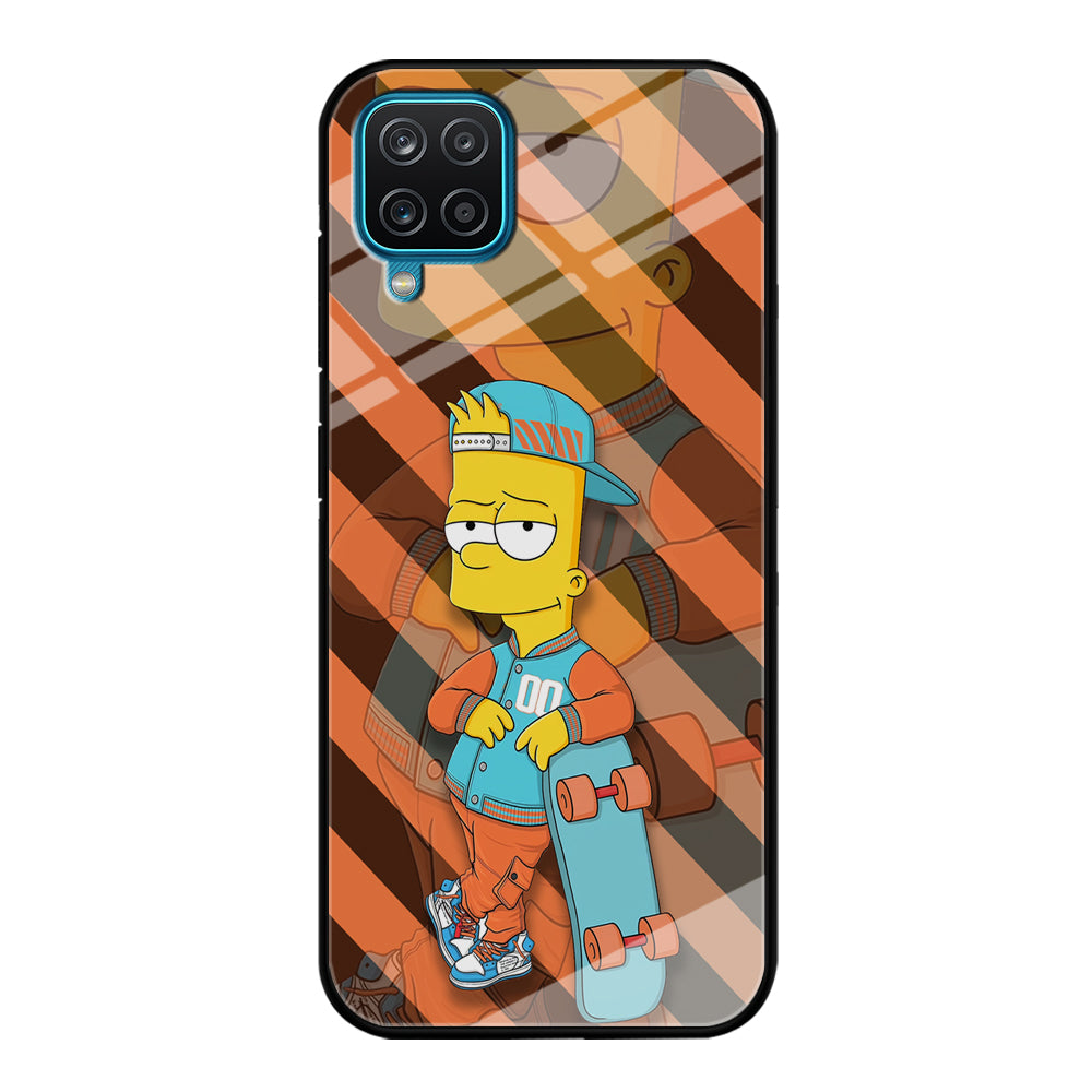 Bart Skater on Duty Samsung Galaxy A12 Case