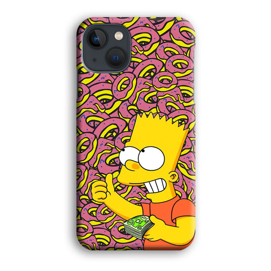 Bart and a Wad of Money iPhone 13 3D Case