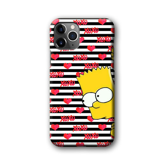 Bart in Xoxo Love iPhone 11 Pro Max 3D Case