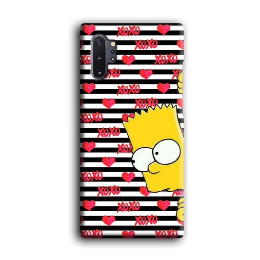 Bart in Xoxo Love Samsung Galaxy Note 10 Plus 3D Case