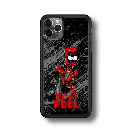 Bart on Deadpool Costum and Habbit iPhone 11 Pro Max Case